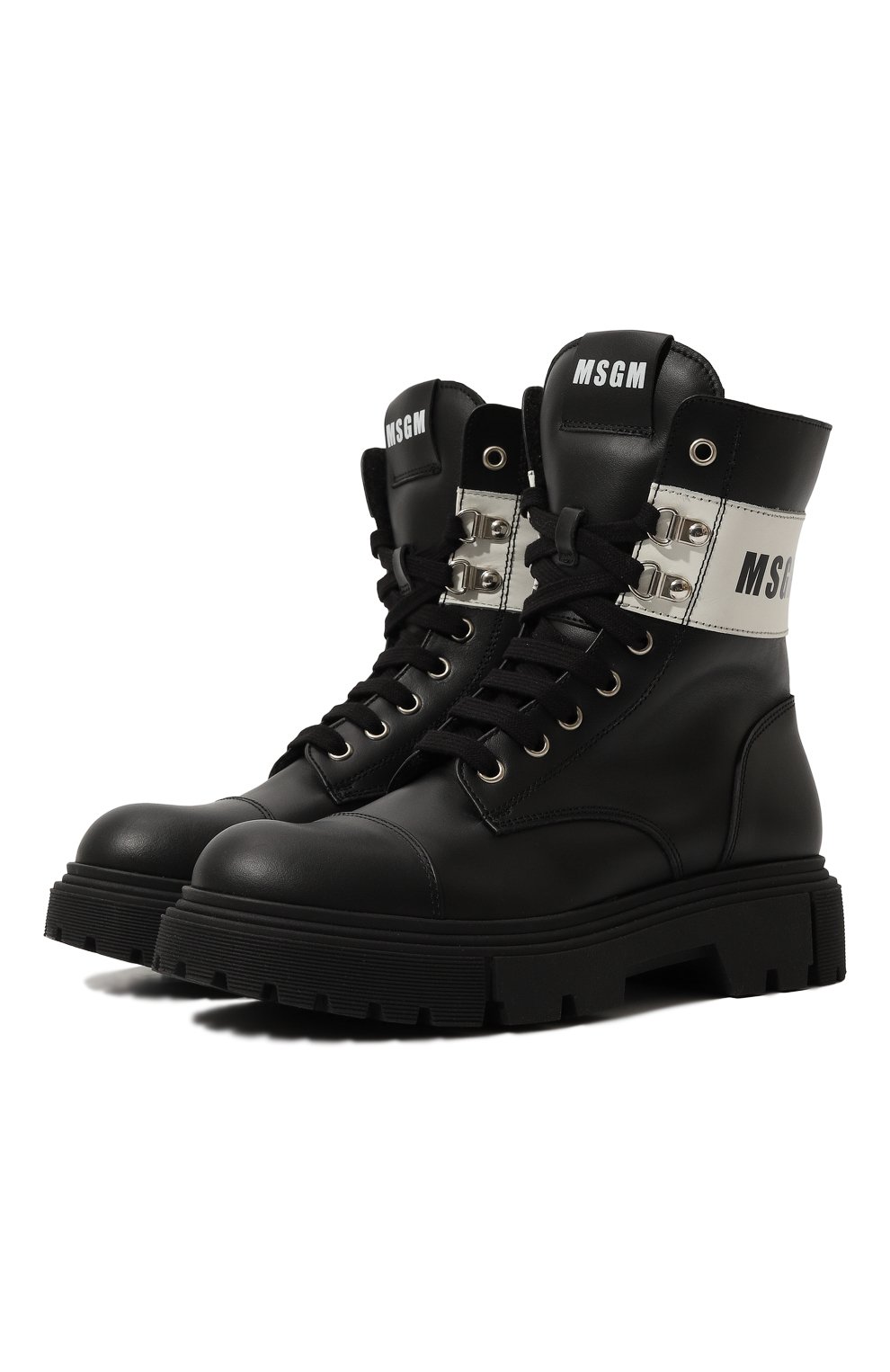 Кожаные ботинки MSGM KIDS, арт. 76273/36-40, фото 1