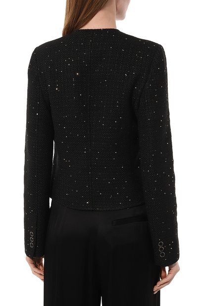 Жакет ELIE SAAB черного цвета по цене 245500 руб., арт. 15435, фото 4 Жакет ELIE SAAB, арт. 15435, фото 4