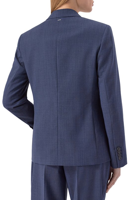 Шерстяной жакет BOSS 50543302 Синий  50543302 Фото 4