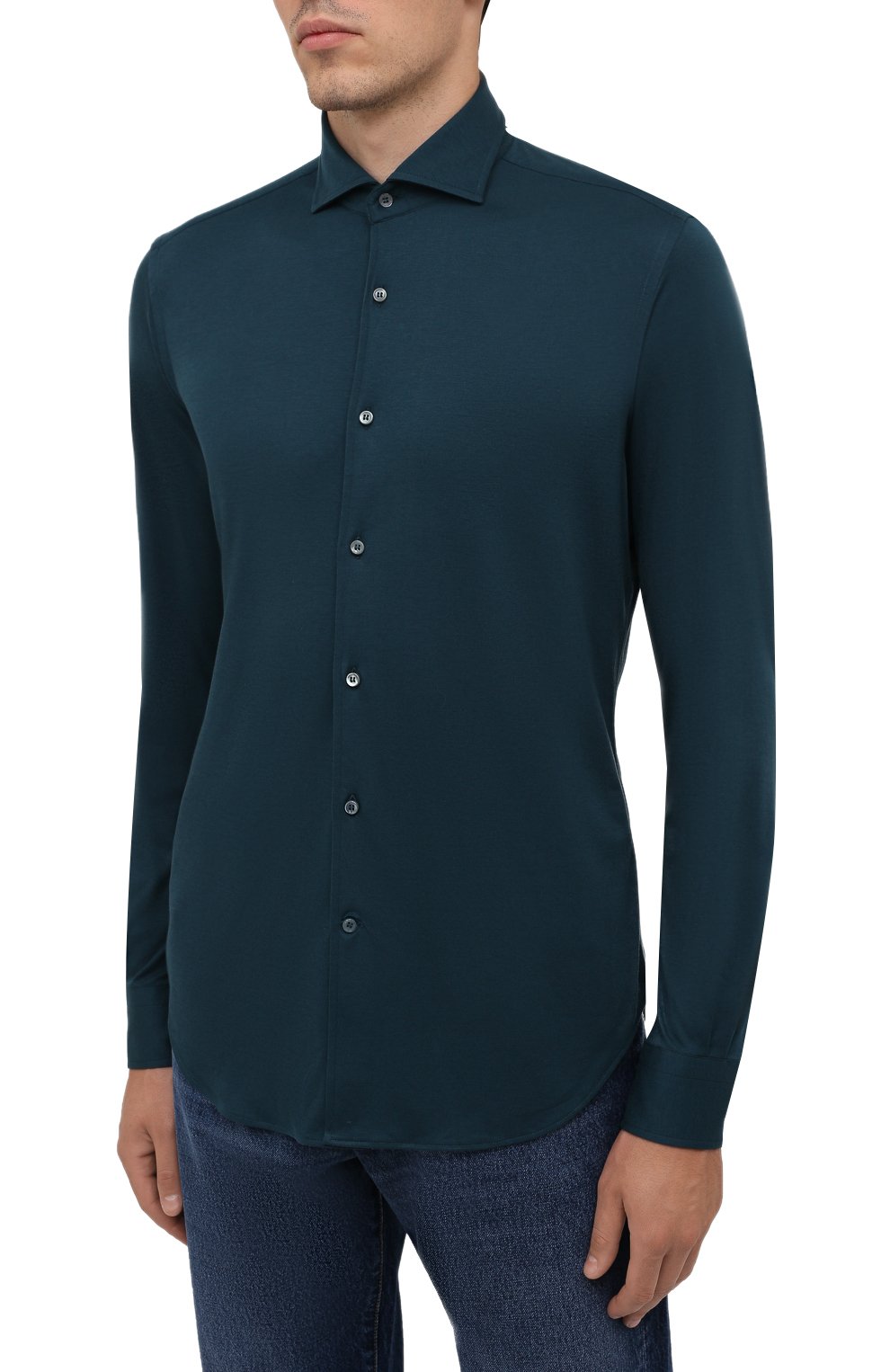 Хлопковая рубашка LORO PIANA, арт. FAL6123, фото 3