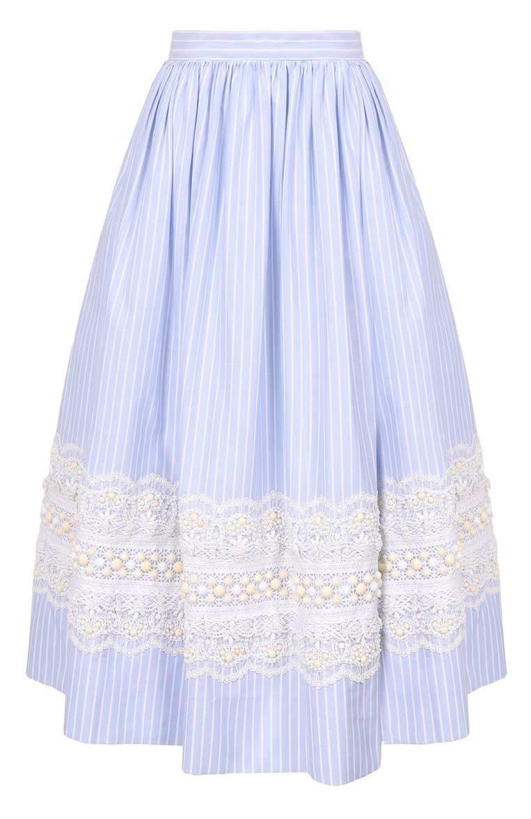 Хлопковая юбка MIU MIU, арт. MG1431-1XDR-F0012, фото 1