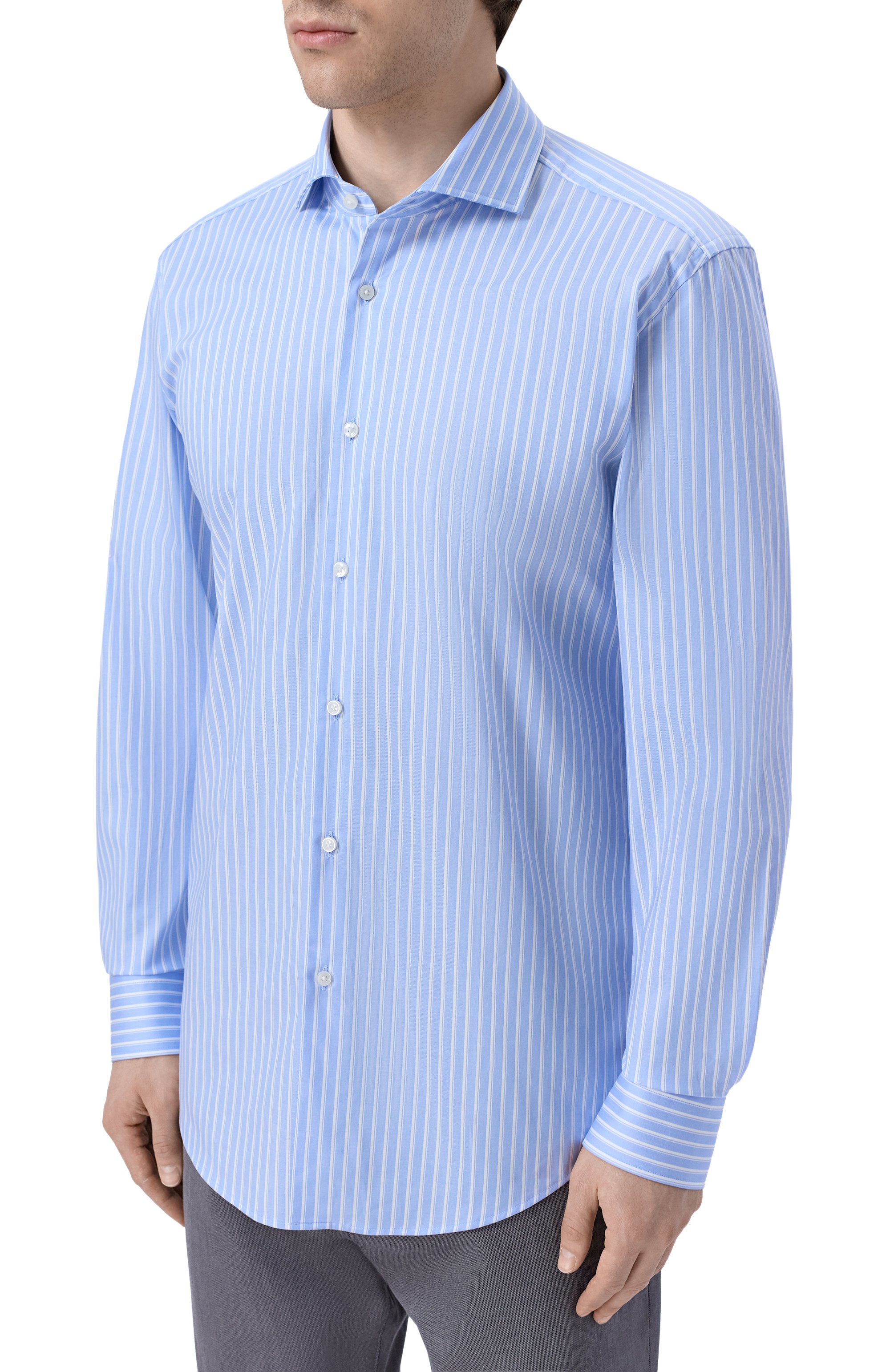 Хлопковая сорочка BOSS, арт. 50560646, фото 3