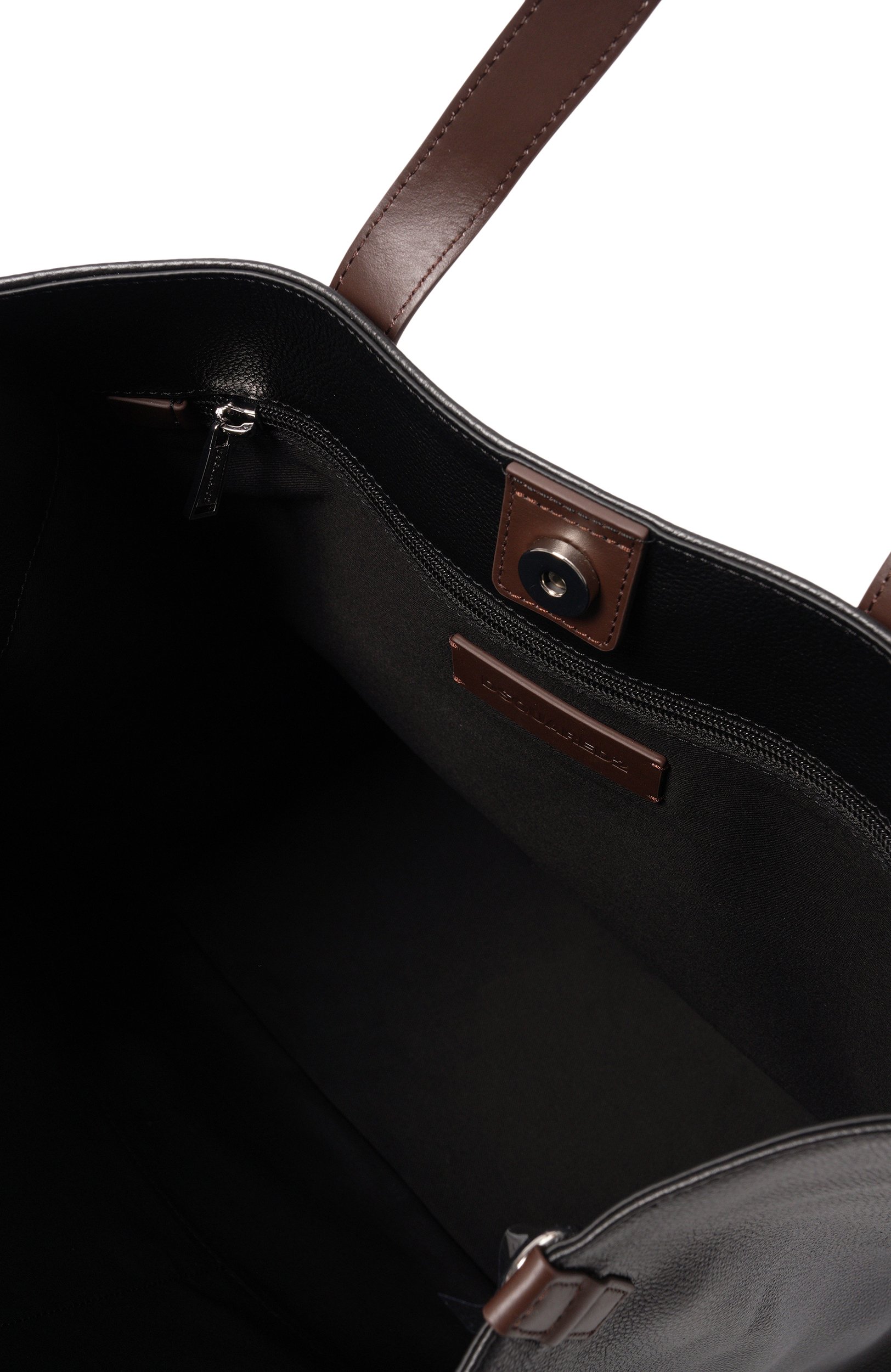Сумка-тоут d2 upside down DSQUARED2 черного цвета по цене 78650 руб., арт. SPM0115/25109053, фото 4 Сумка-тоут d2 upside down DSQUARED2, арт. SPM0115/25109053, фото 4