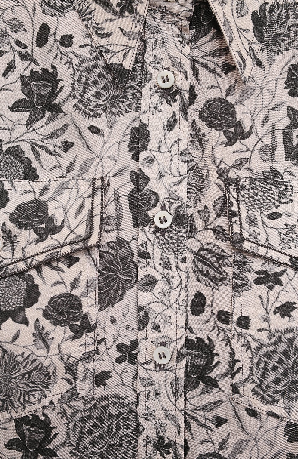 Шелковая рубашка BRUNELLO CUCINELLI, арт. MD925RD306, фото 5