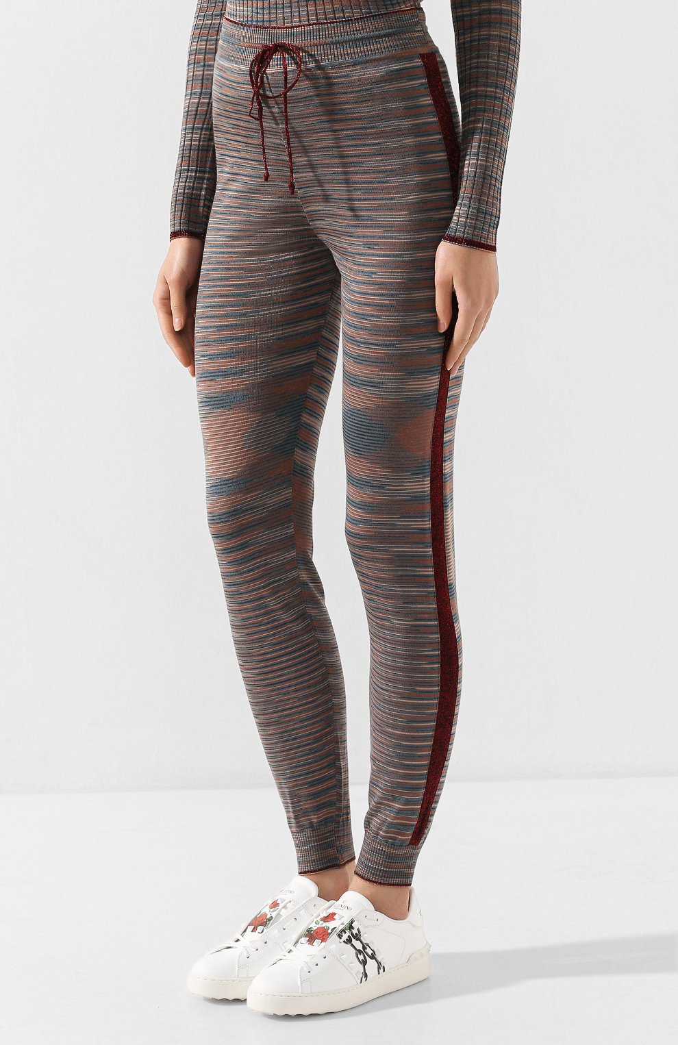 Джоггеры из смеси вискозы и шерсти M MISSONI, арт. 2DI00072/2K001Q, фото 3