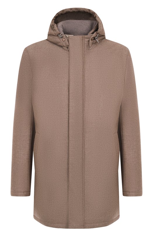 Парка из шерсти и кашемира Andrea Campagna M0D_ASIAG0/321014GQ Коричневый M0D_ASIAG0/321014GQ