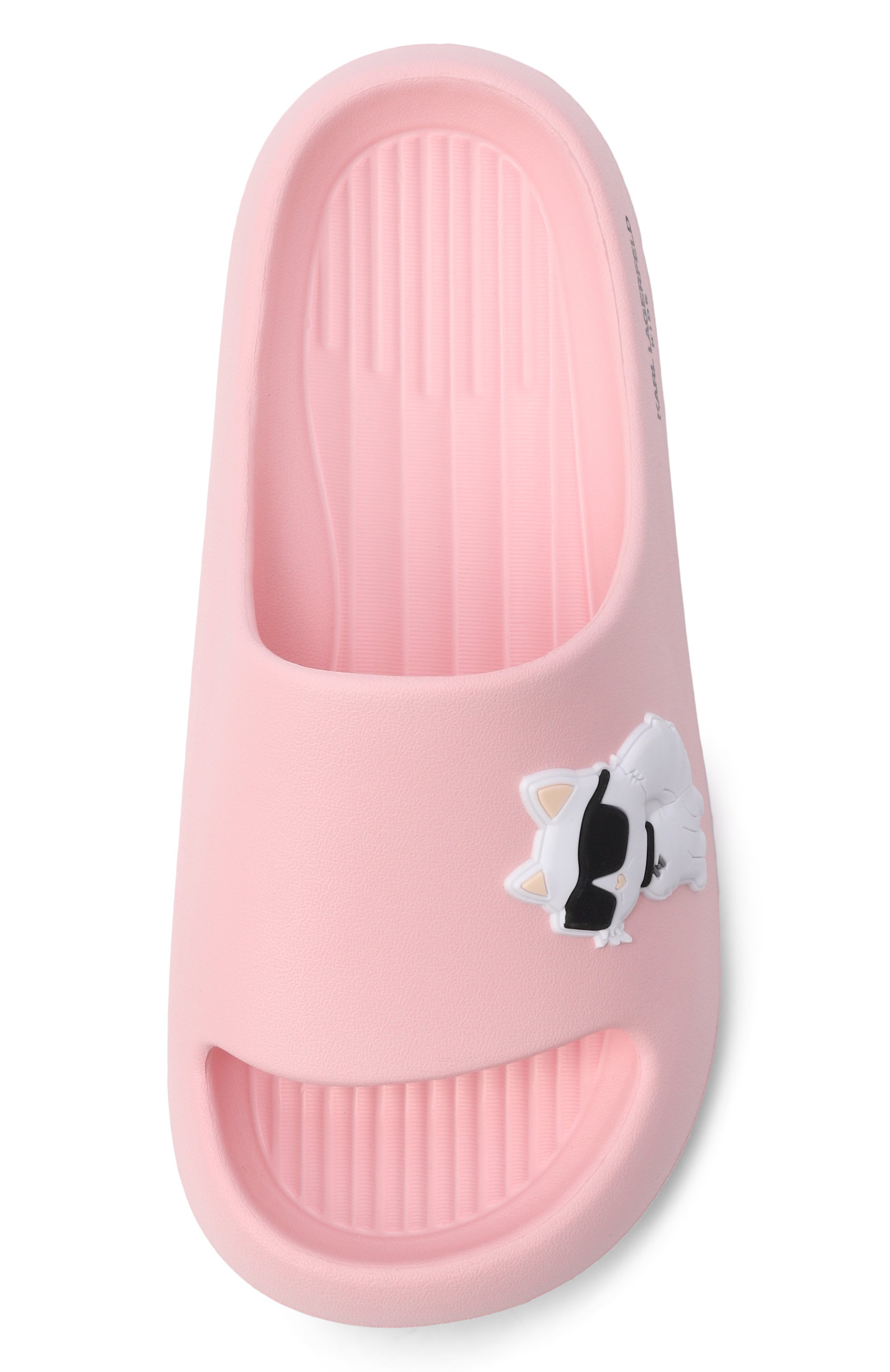 Шлепанцы KARL LAGERFELD KIDS светло-розового цвета по цене 11690 руб., арт. Z31172, фото 4 Шлепанцы KARL LAGERFELD KIDS, арт. Z31172, фото 4