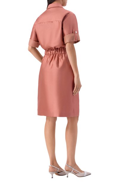 Платье из хлопка и шелка KITON, арт. D49305K09R1926, фото 3