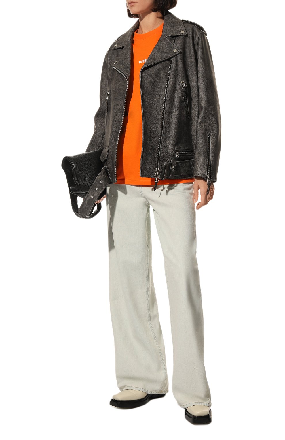 Хлопковый лонгслив MSGM, арт. 3341MDM501 227798, фото 2