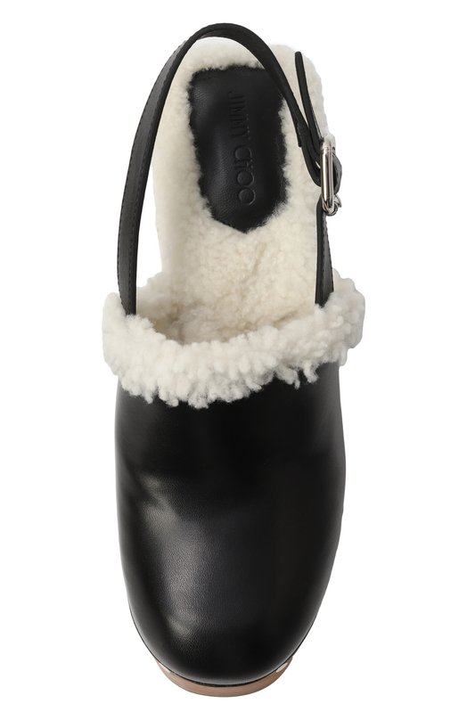 Кожаные туфли Alida Platform 135 Jimmy Choo ALIDA/PF 135/EWD Чёрный  ALIDA/PF 135/EWD Фото 6