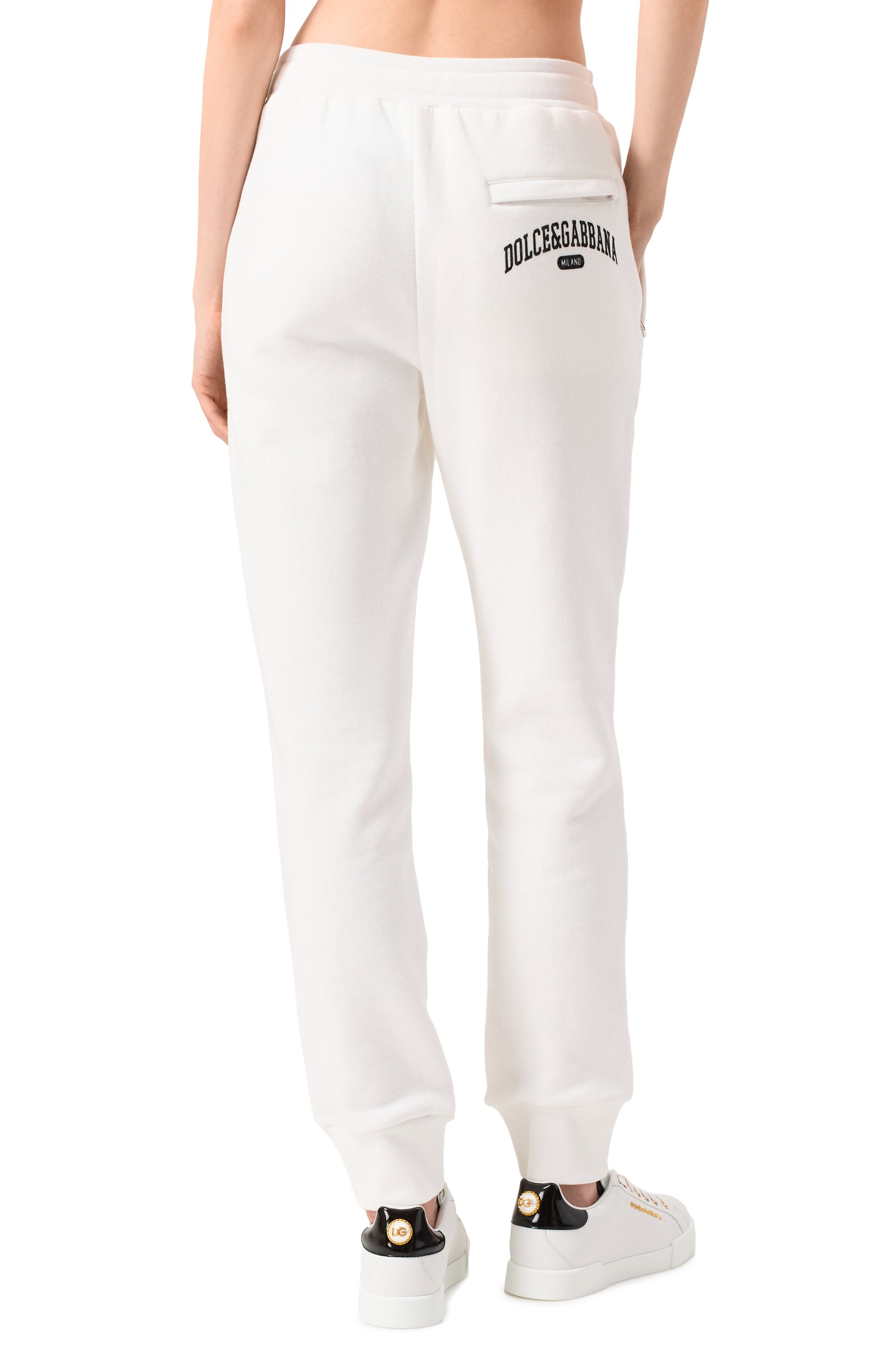 Хлопковые джоггеры DOLCE & GABBANA, арт. FTBX5T/GDCNU, фото 4