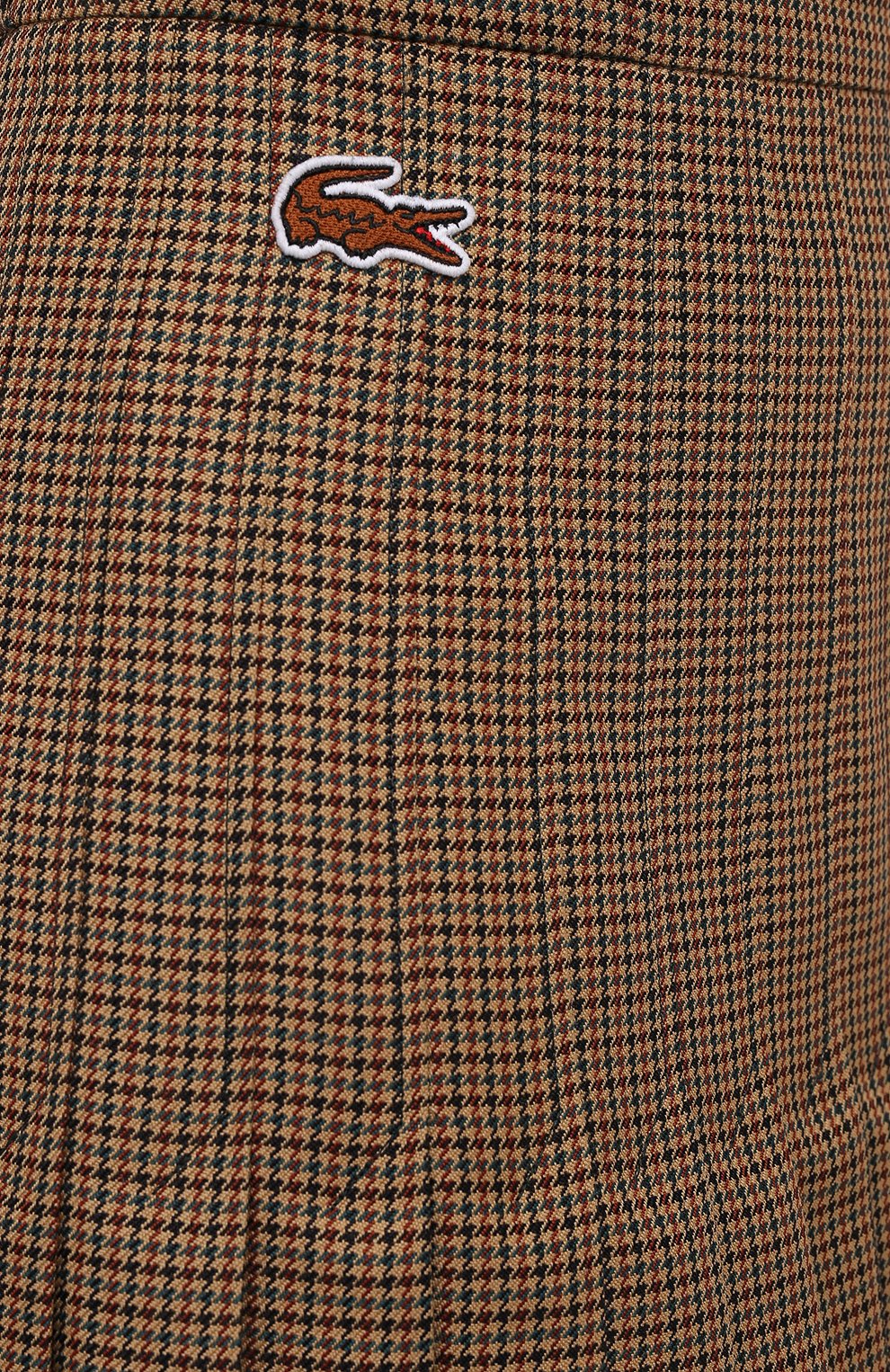 Плиссированная юбка LACOSTE бежевого цвета по цене 56440 руб., арт. JF4763, фото 5 Плиссированная юбка LACOSTE, арт. JF4763, фото 5