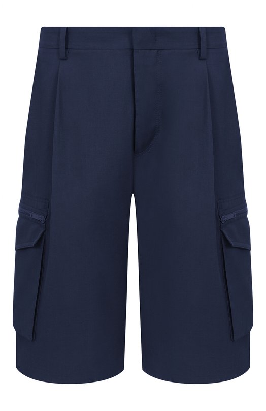 Шорты из хлопка и шелка MVST 25E/X1P/0/D051/0207 Синий 25E/X1P/0/D051/0207