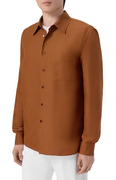 Рубашка изо льна и шелка MVST, арт. M26.2PM.B010/F123, фото 3