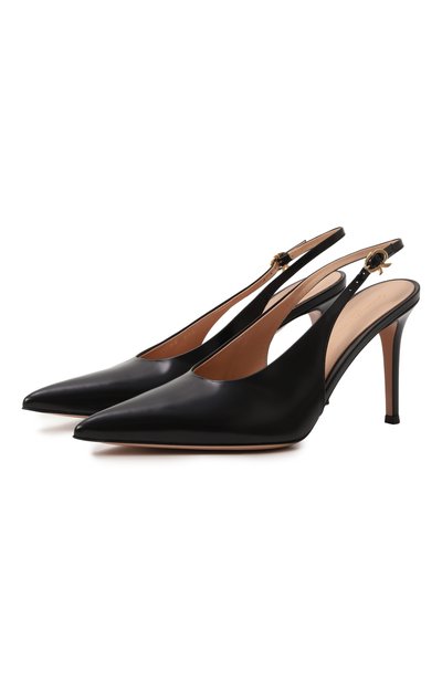 Женские кожаные туфли robbie 85 GIANVITO ROSSI, арт. G95461.85RIC.T0KNER0