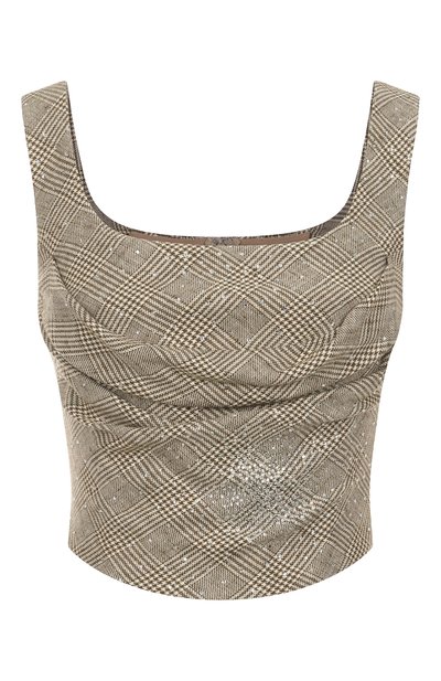 Женский топ-бюстье из вискозы и хлопка GIUSEPPE DI MORABITO, арт. 04SST0309C 04427