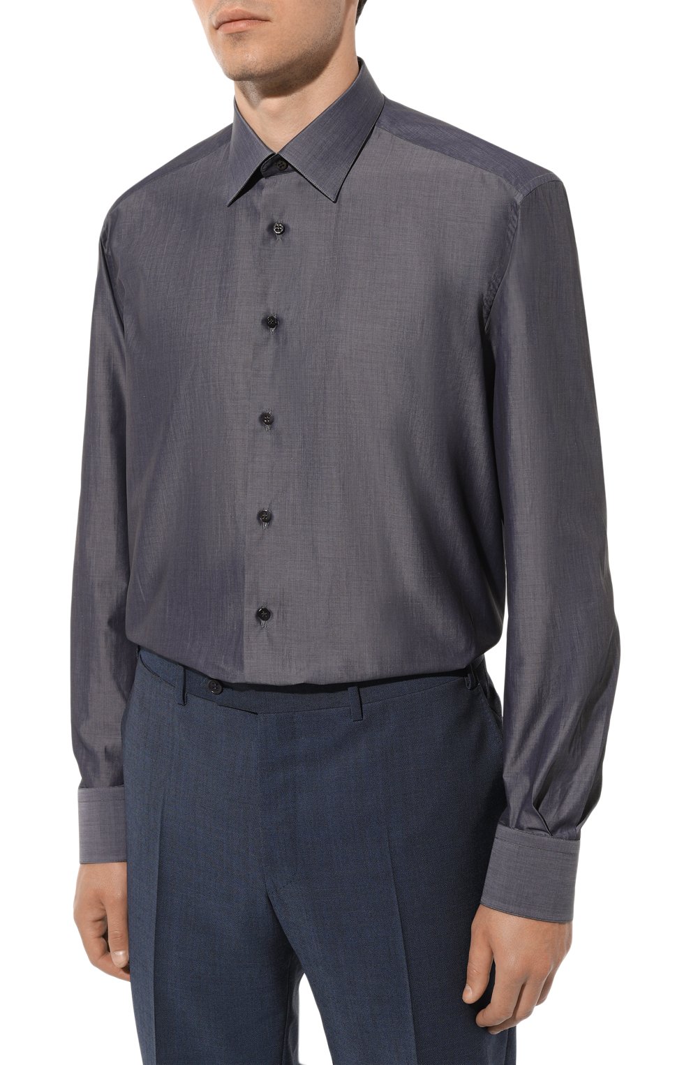 Хлопковая сорочка STEFANO RICCI, арт. MC007131/R122A, фото 4