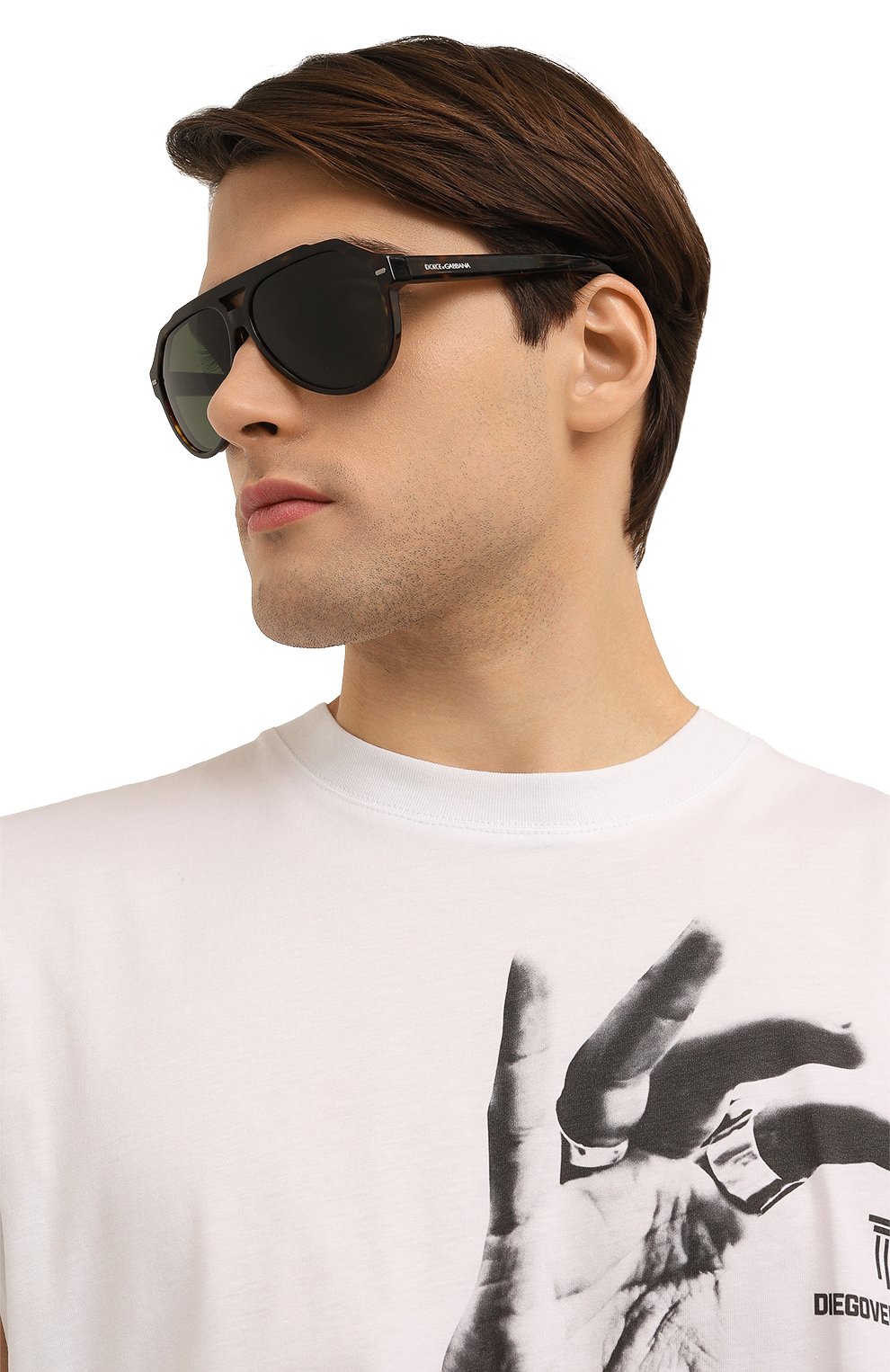 Солнцезащитные очки DOLCE & GABBANA коричневого цвета по цене 42650 руб., арт. 4452-502/71, фото 3 Солнцезащитные очки DOLCE & GABBANA, арт. 4452-502/71, фото 3