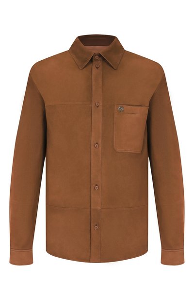 Мужская замшевая куртка-рубашка STEFANO RICCI, арт. M7J5100283/SUESN4/62