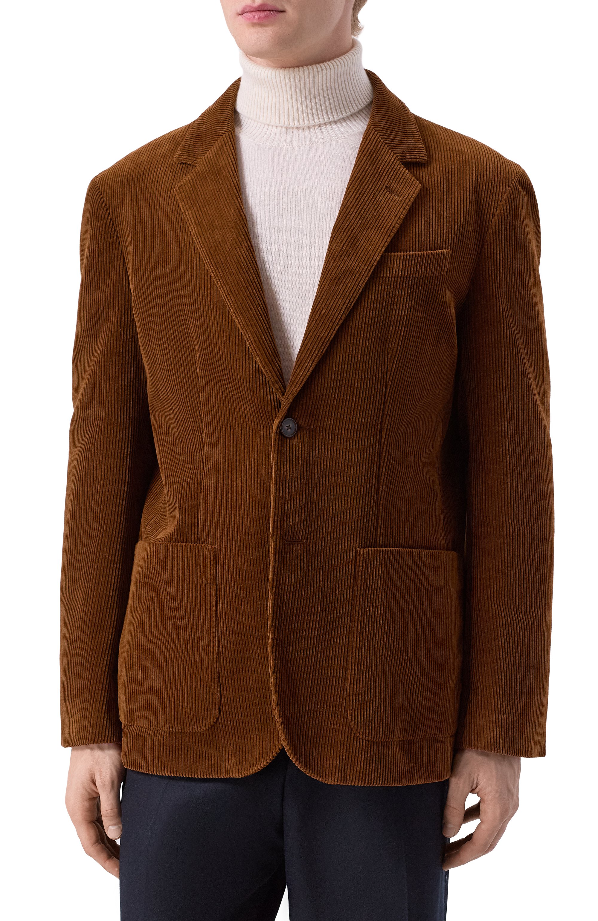 Вельветовый пиджак 12 STOREEZ, арт. 134118, фото 3