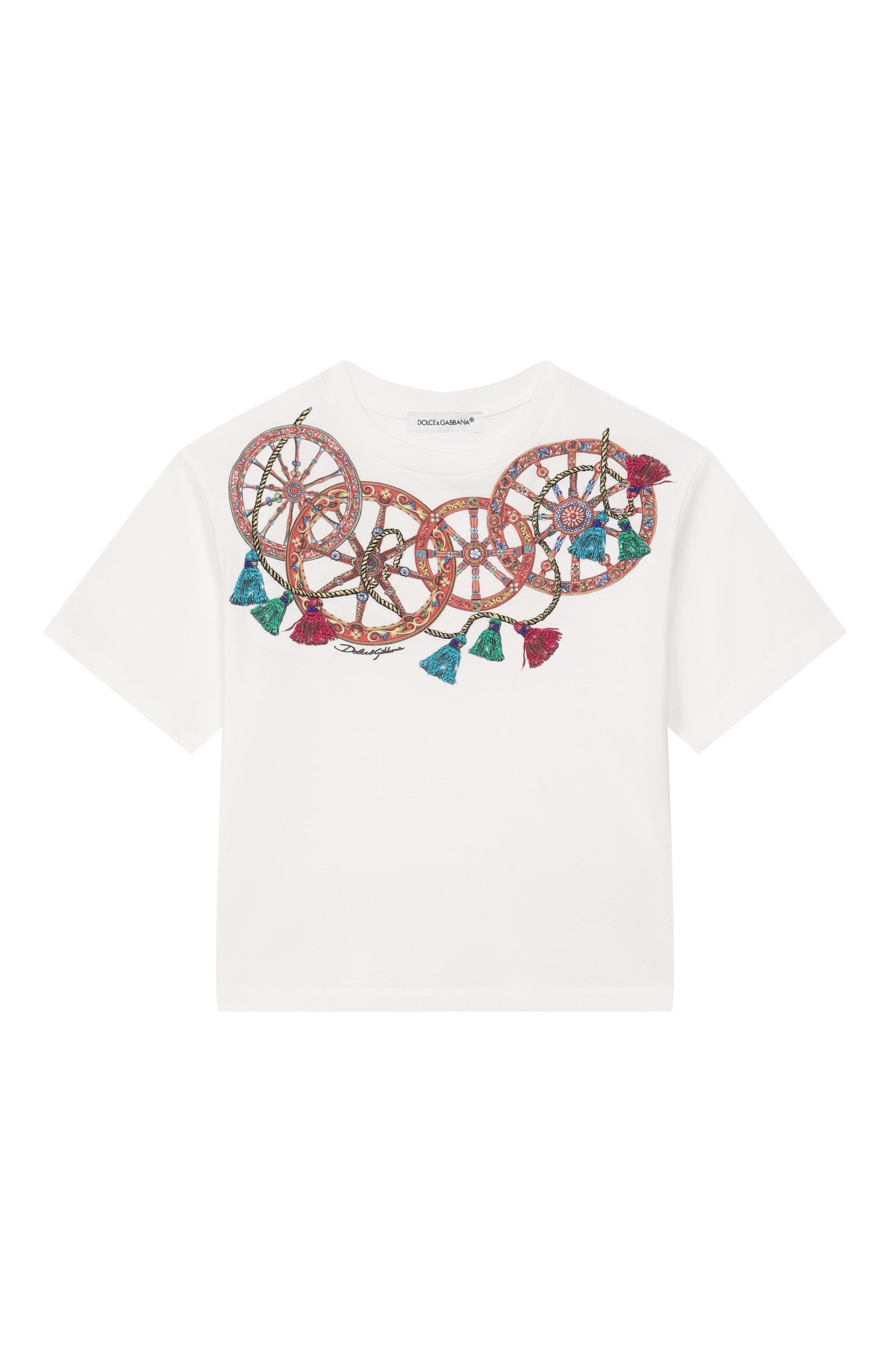 Хлопковая футболка DOLCE & GABBANA, арт. L5JTNL/G7P5Y, фото 1