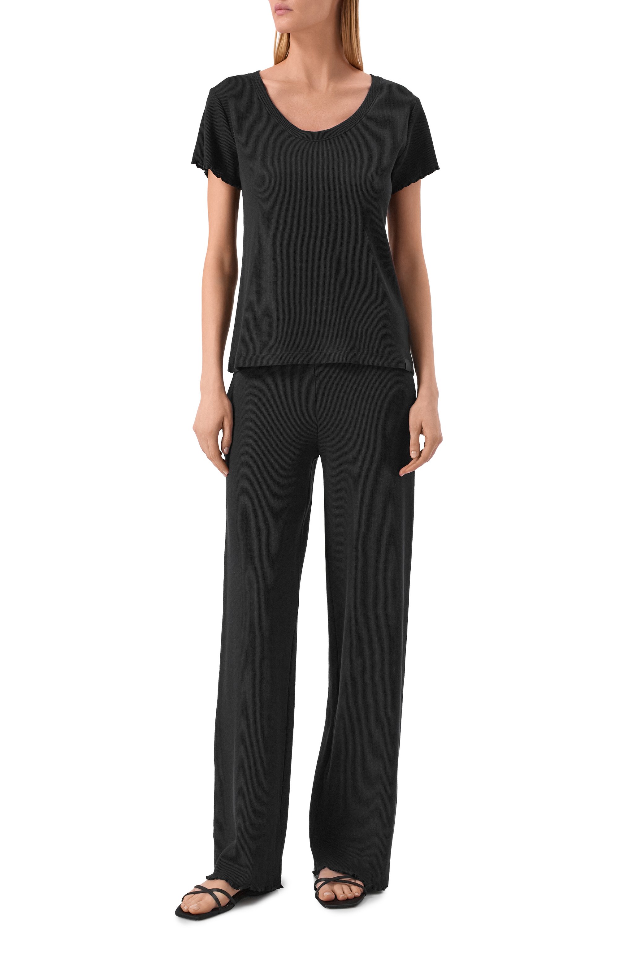 Брюки BOSS черного цвета по цене 8295 руб., арт. 50557176, фото 2 Брюки BOSS, арт. 50557176, фото 2