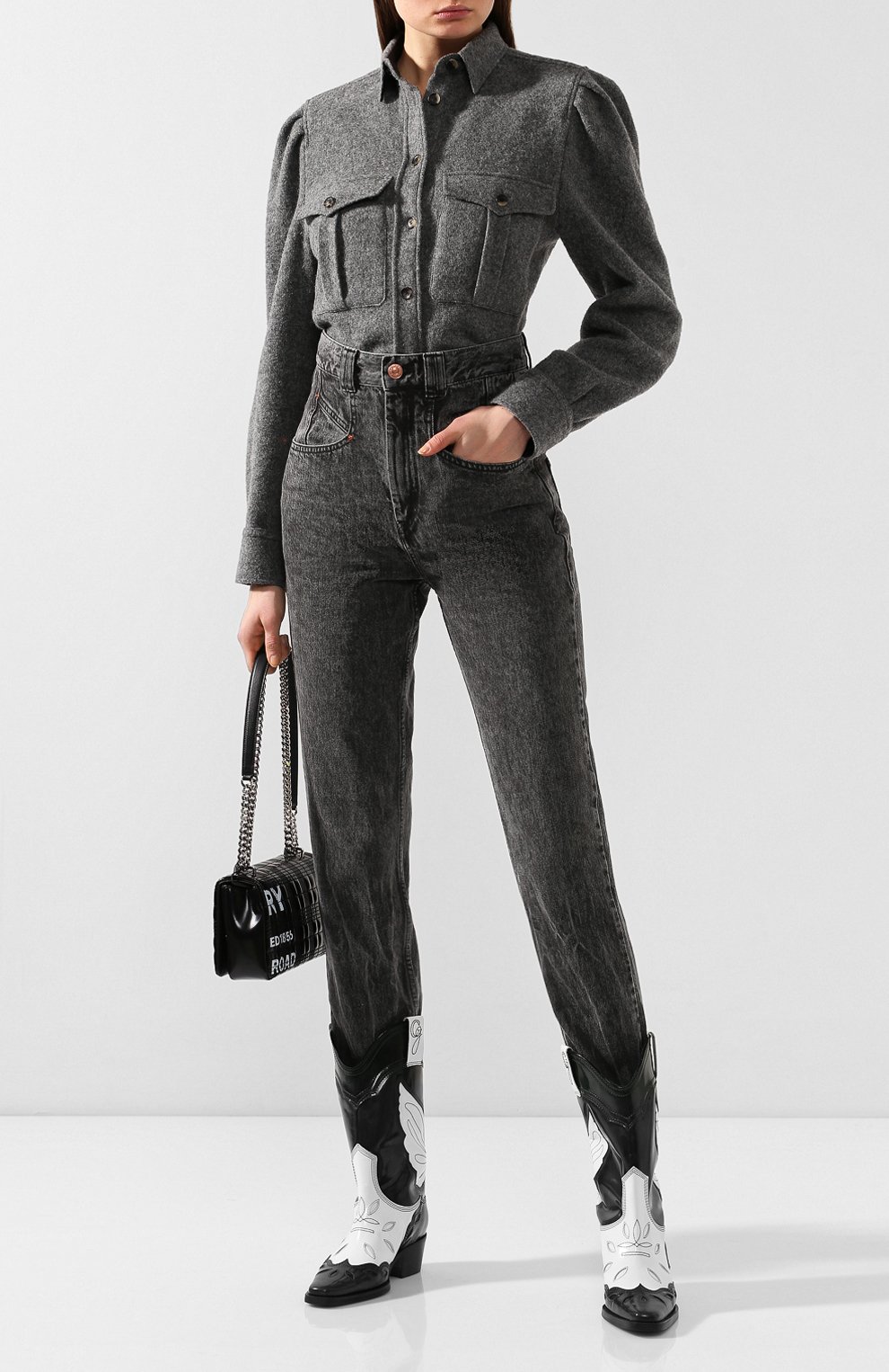 Шерстяная рубашка ISABEL MARANT, арт. CH0506-19H011I/FL0RRIE, фото 2