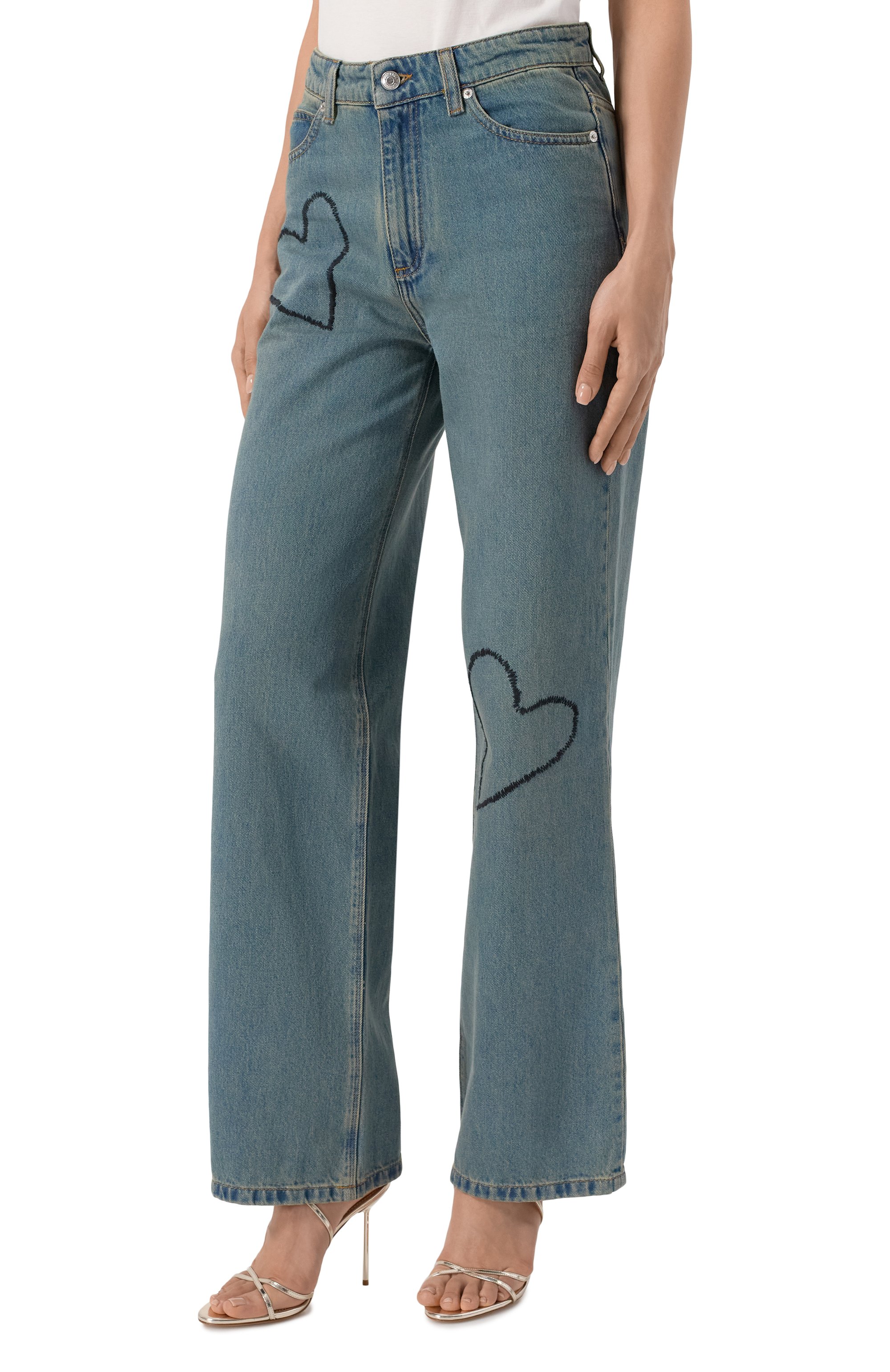 Джинсы ZADIG AND VOLTAIRE синего цвета по цене 37800 руб., арт. WWJE01265, фото 3 Джинсы ZADIG AND VOLTAIRE, арт. WWJE01265, фото 3