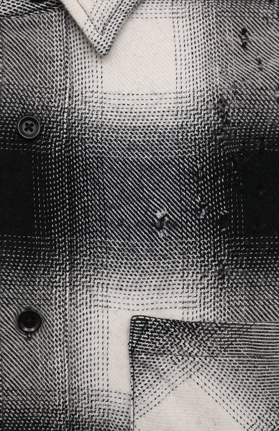 Рубашка из хлопка и шерсти AMIRI, арт. MSL001-001, фото 5