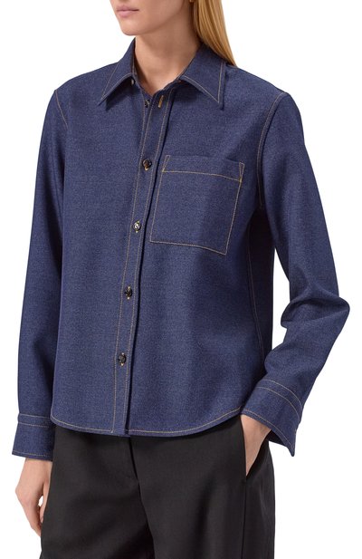 Шерстяная рубашка BOTTEGA VENETA, арт. 832289/V5VQ0, фото 3