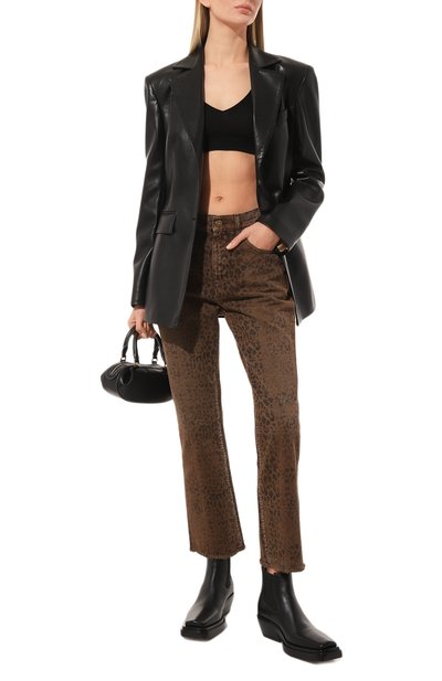 Джинсы GOLDEN GOOSE DELUXE BRAND леопардового цвета по цене 51550 руб., арт. GWP00843/P00062381325, фото 2 Джинсы GOLDEN GOOSE DELUXE BRAND, арт. GWP00843/P00062381325, фото 2