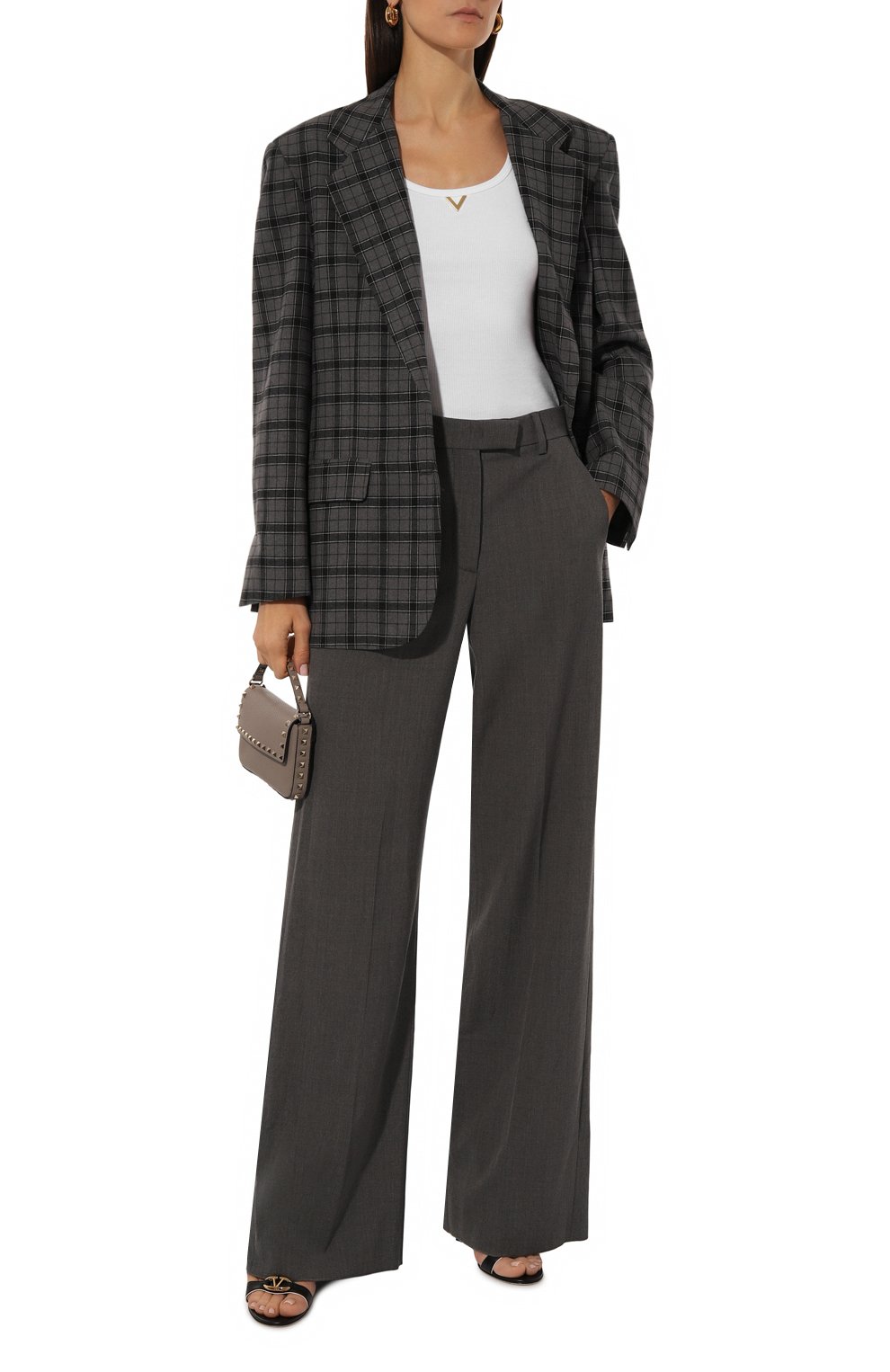 Хлопковая майка VALENTINO, арт. 5B3MC01U8PJ, фото 2