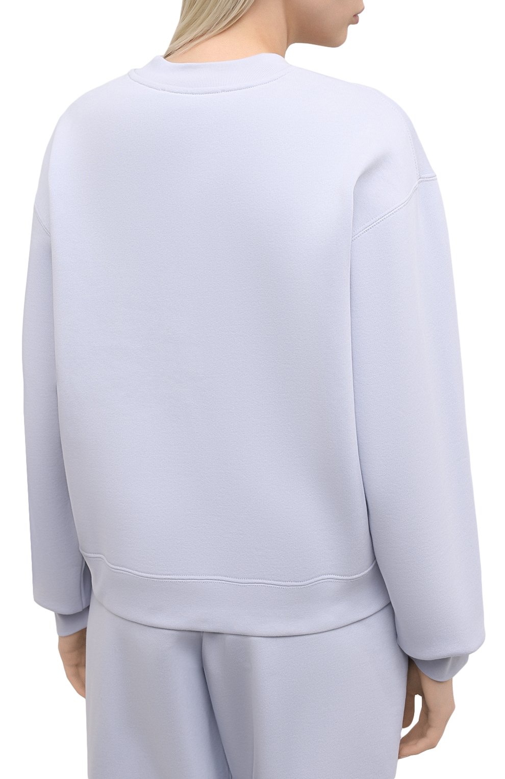 Хлопковый свитшот ALEXANDERWANG.T голубого цвета по цене 20900 руб., арт. 4CC1201157, фото 4 Хлопковый свитшот ALEXANDERWANG.T, арт. 4CC1201157, фото 4