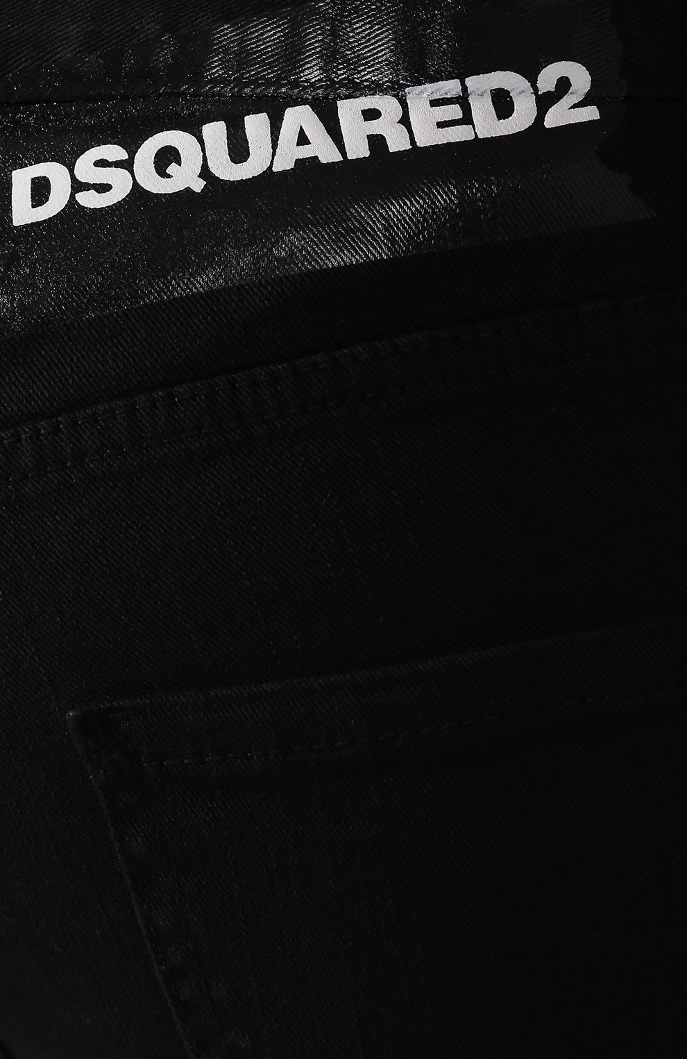 Джинсы DSQUARED2 черного цвета по цене 31150 руб., арт. S75LB0225/S39781, фото 5 Джинсы DSQUARED2, арт. S75LB0225/S39781, фото 5