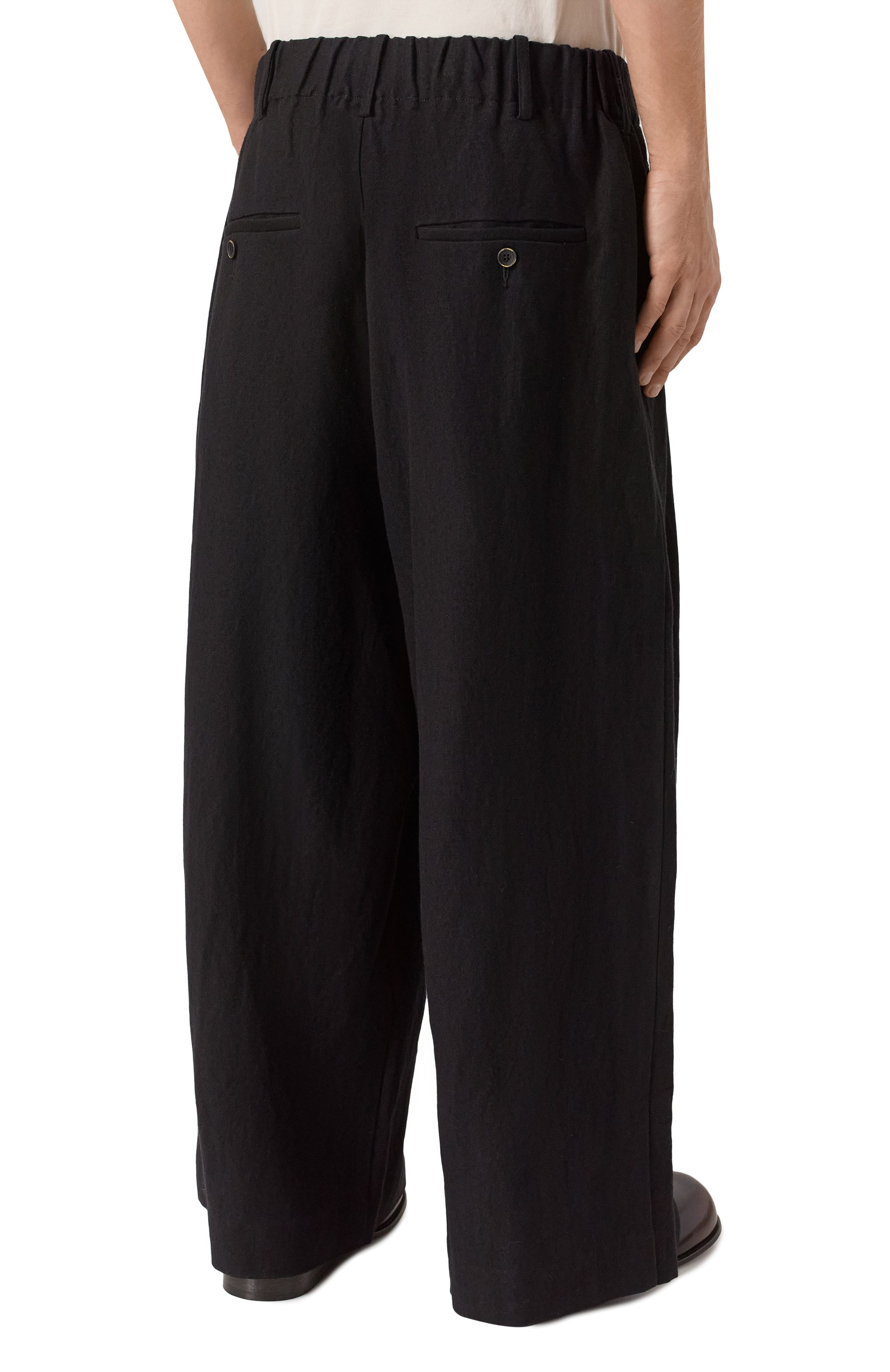 Брюки изо льна и шерсти UMA WANG, арт. UM3523, фото 4