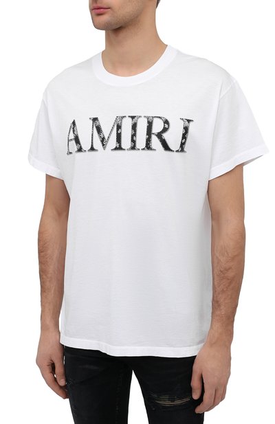 Хлопковая футболка AMIRI, арт. MJLT002-100, фото 3