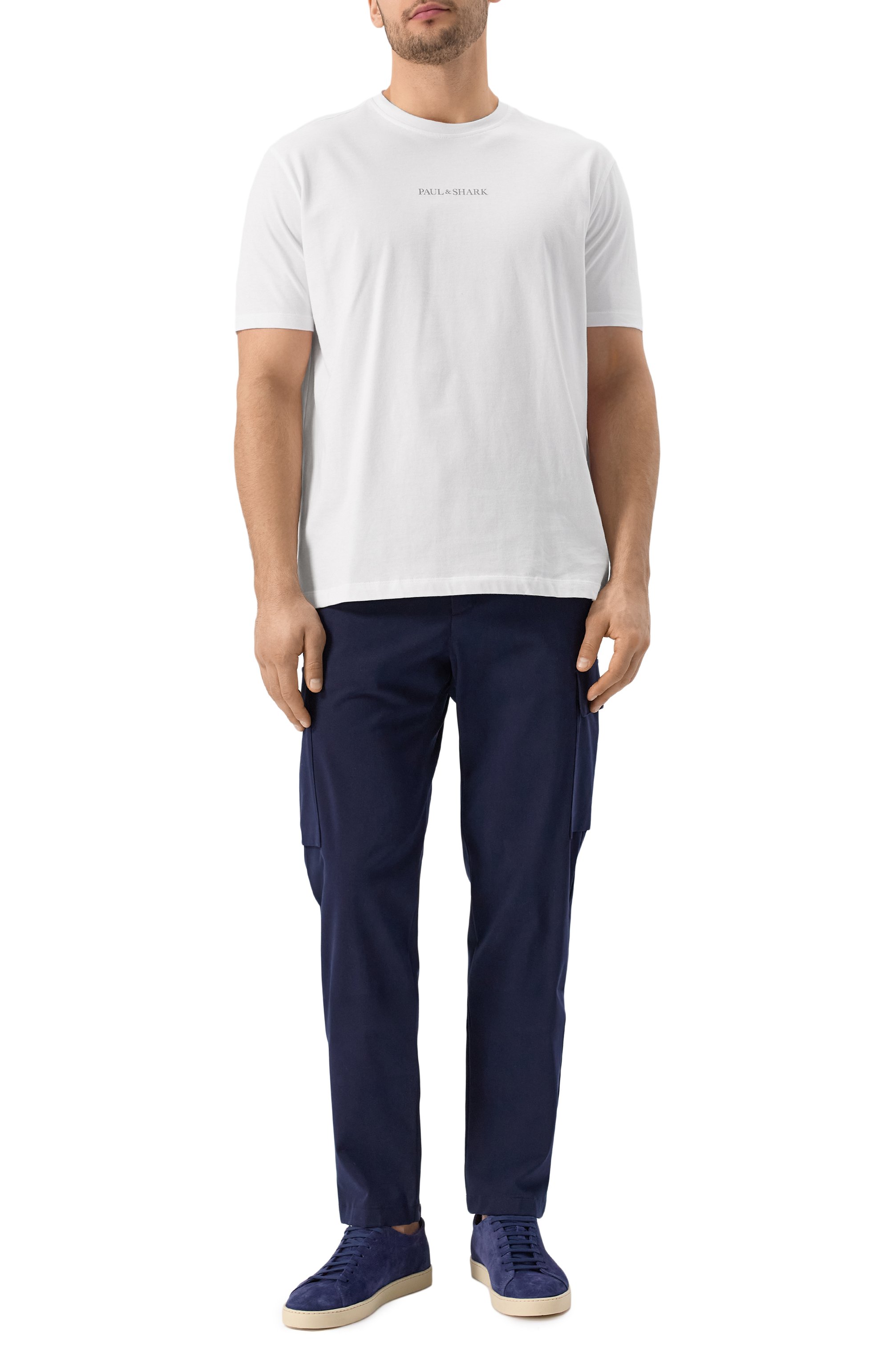 Хлопковая футболка PAUL&SHARK, арт. 25411088/XXL, фото 2