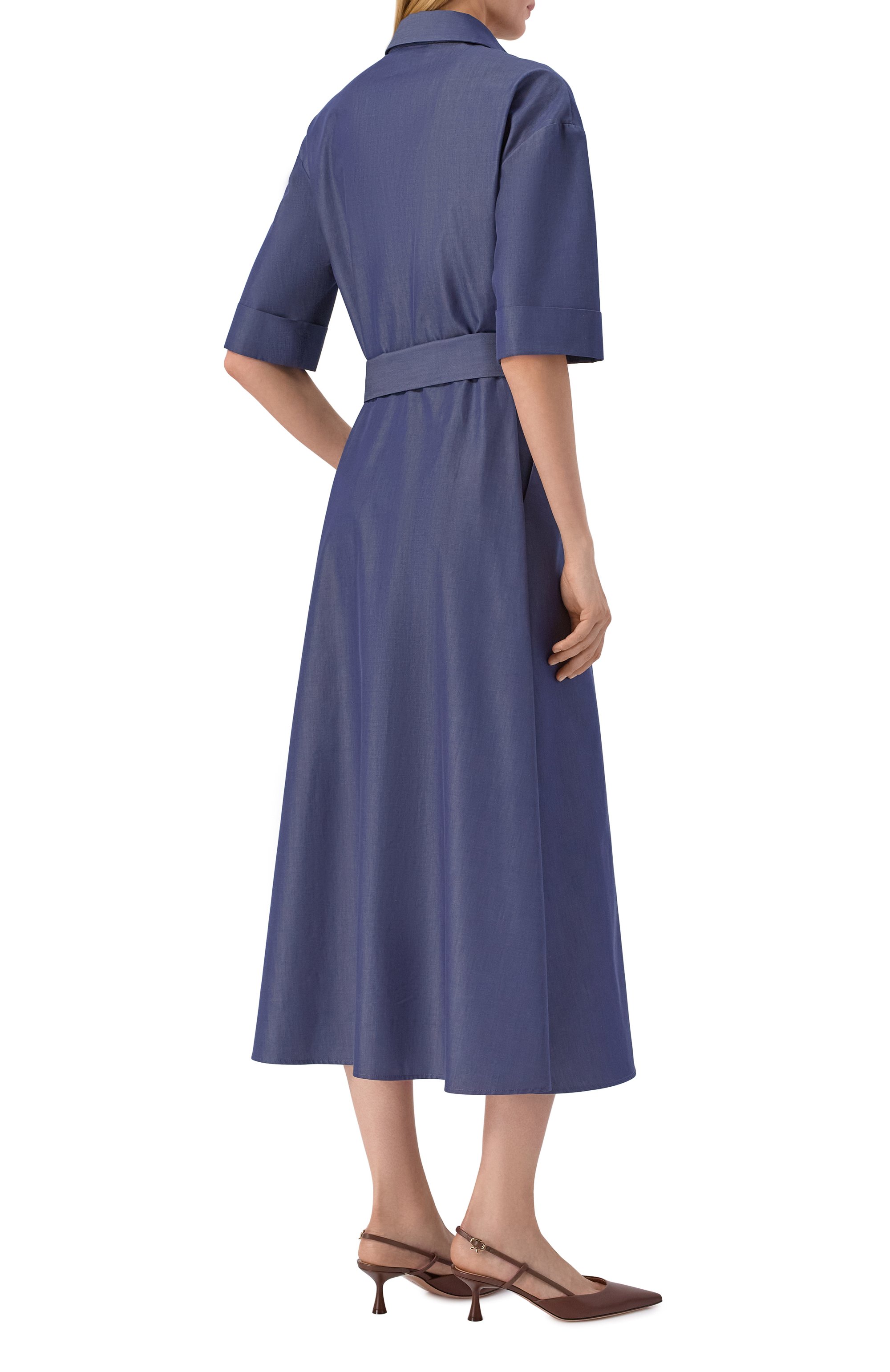 Платье из хлопка и шелка MVST, арт. M26.CSW.D402/EM0LGA, фото 3