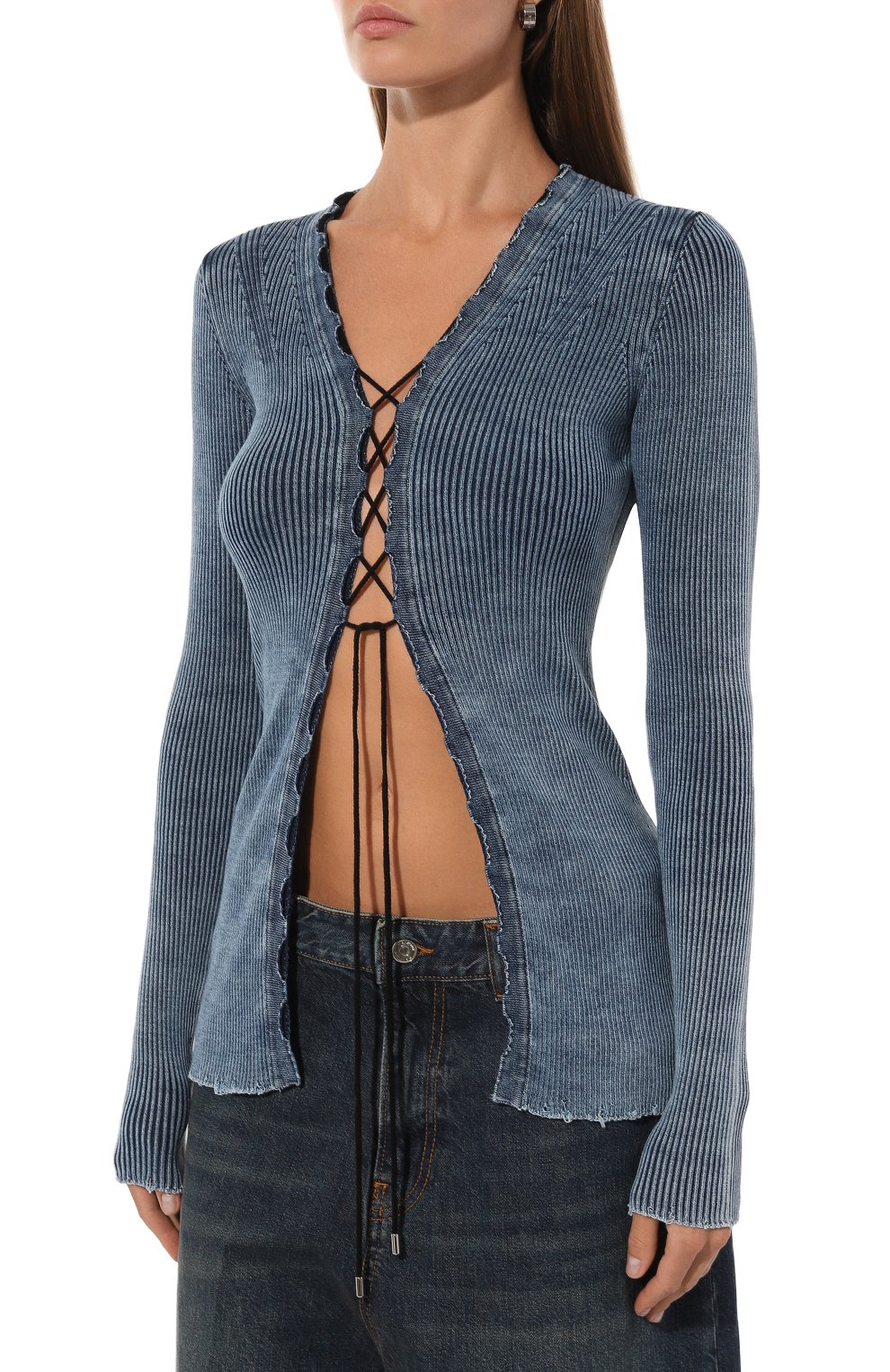 Хлопковый кардиган DIESEL, арт. A14255/0ANAF, фото 3