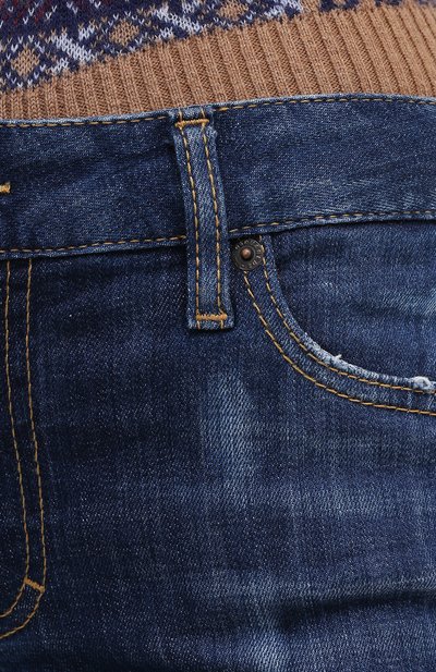 Джинсы DSQUARED2 синего цвета по цене 36350 руб., арт. S75LB0399/S30342, фото 5 Джинсы DSQUARED2, арт. S75LB0399/S30342, фото 5