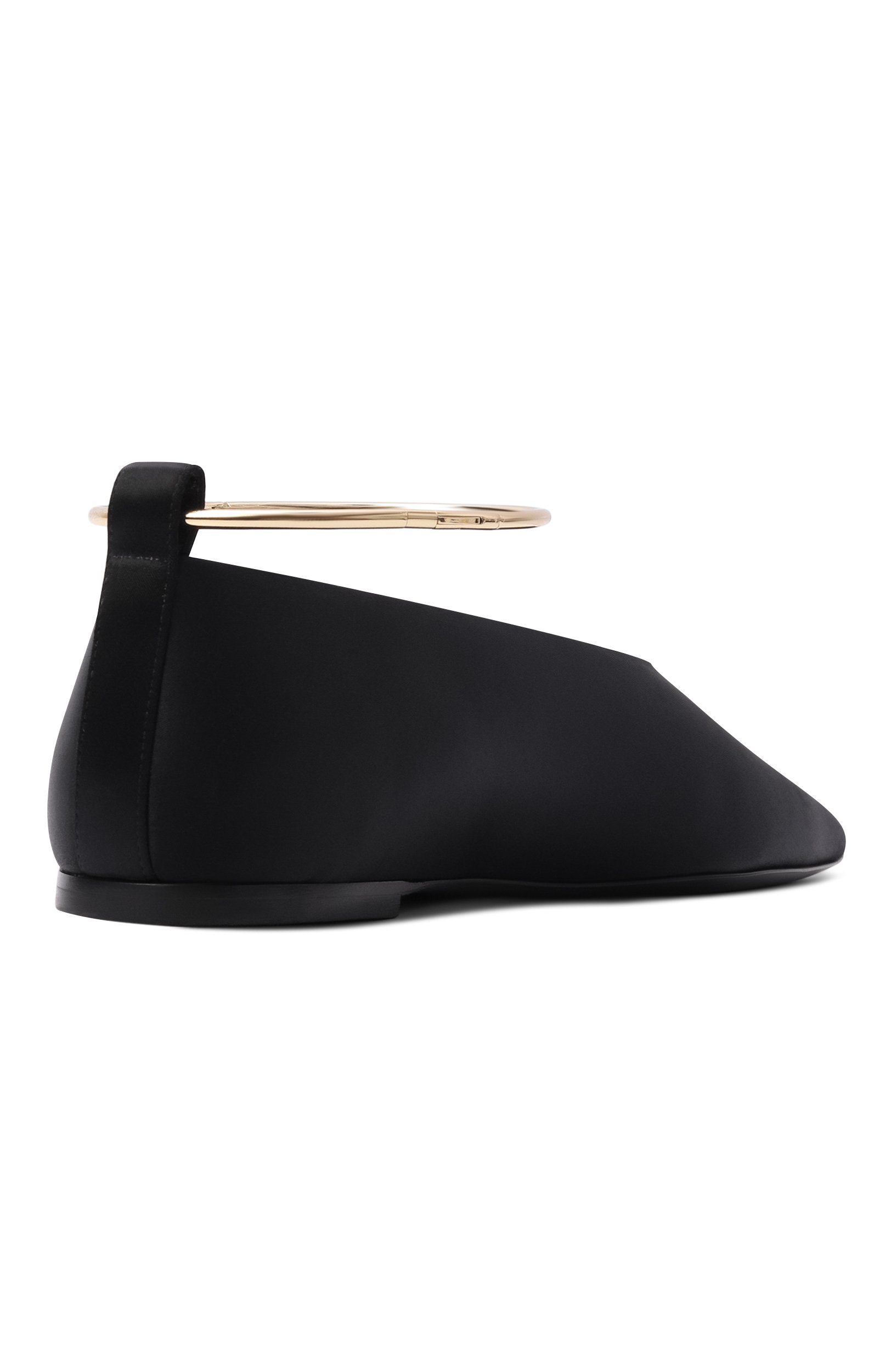 Текстильные балетки ring JIL SANDER черного цвета по цене 112000 руб., арт. J15WZ0039/P7551, фото 5 Текстильные балетки ring JIL SANDER, арт. J15WZ0039/P7551, фото 5