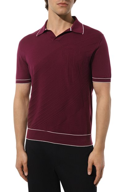 Хлопковое поло STEFANO RICCI, арт. K616295PSB/F23105, фото 3