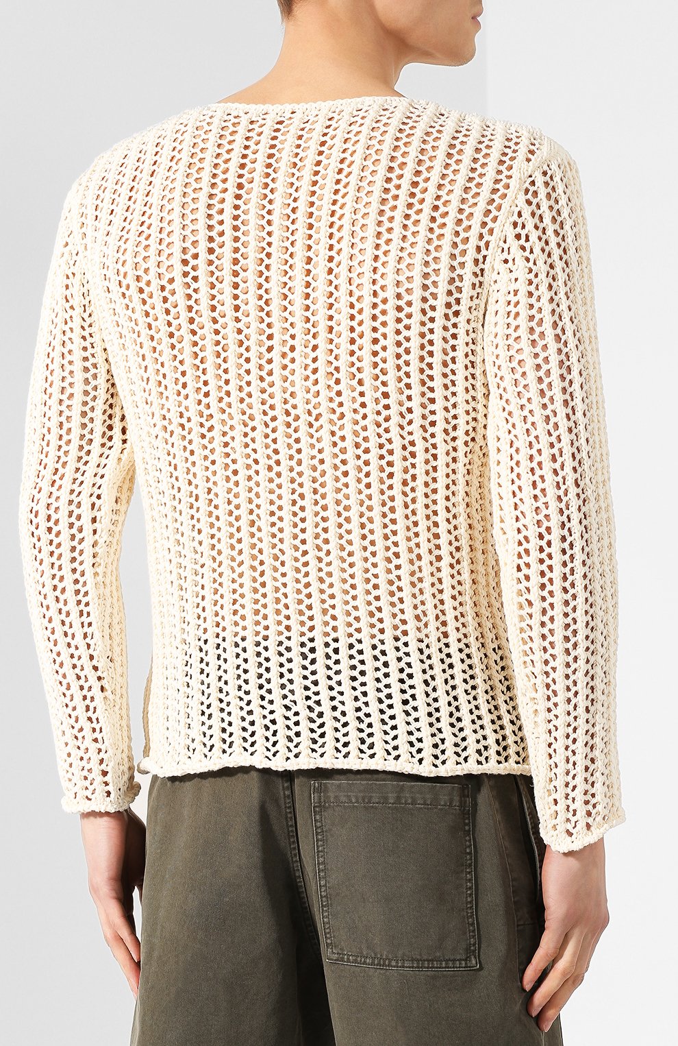 Джемпер из смеси хлопка и льна JACQUEMUS, арт. 195KN22/53120, фото 4