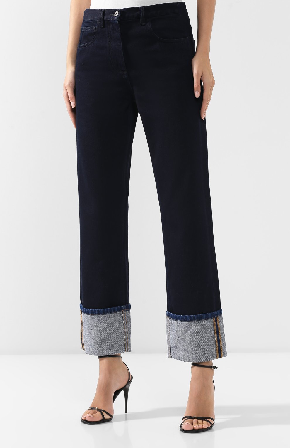 Джинсы с отворотами VALENTINO, арт. SB3DD08W4NA, фото 3