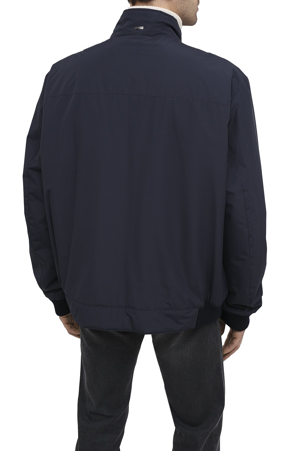 Бомбер PAUL&SHARK темно-синего цвета по цене 110500 руб., арт. I20P2026/HSZ/3XL-6XL, фото 4 Бомбер PAUL&SHARK, арт. I20P2026/HSZ/3XL-6XL, фото 4