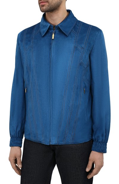 Замшевый бомбер ZILLI, арт. MAV-J0CKE-01003/2002, фото 3