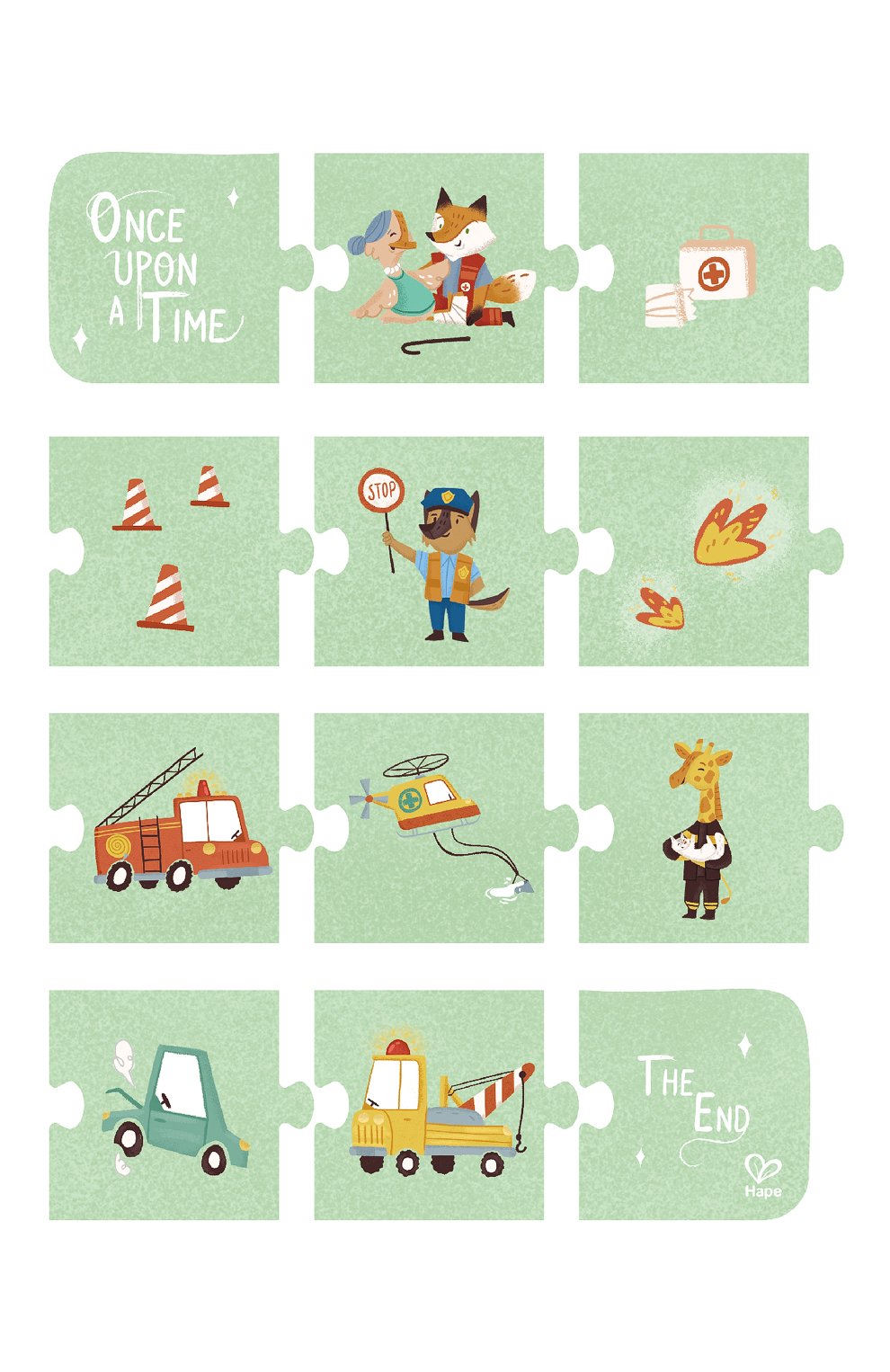 Пазл 4 в 1 спасательные машины HAPE разноцветного цвета по цене 3250 руб., арт. E1639_HP, фото 6 Пазл 4 в 1 спасательные машины HAPE, арт. E1639_HP, фото 6