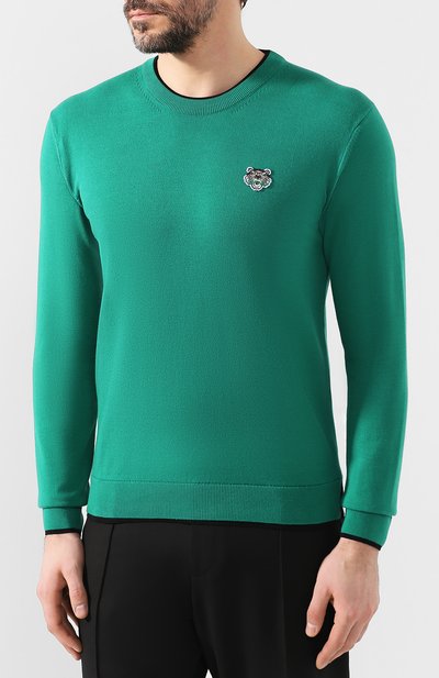Хлопковый джемпер  KENZO, арт. 5PU2023AB, фото 3