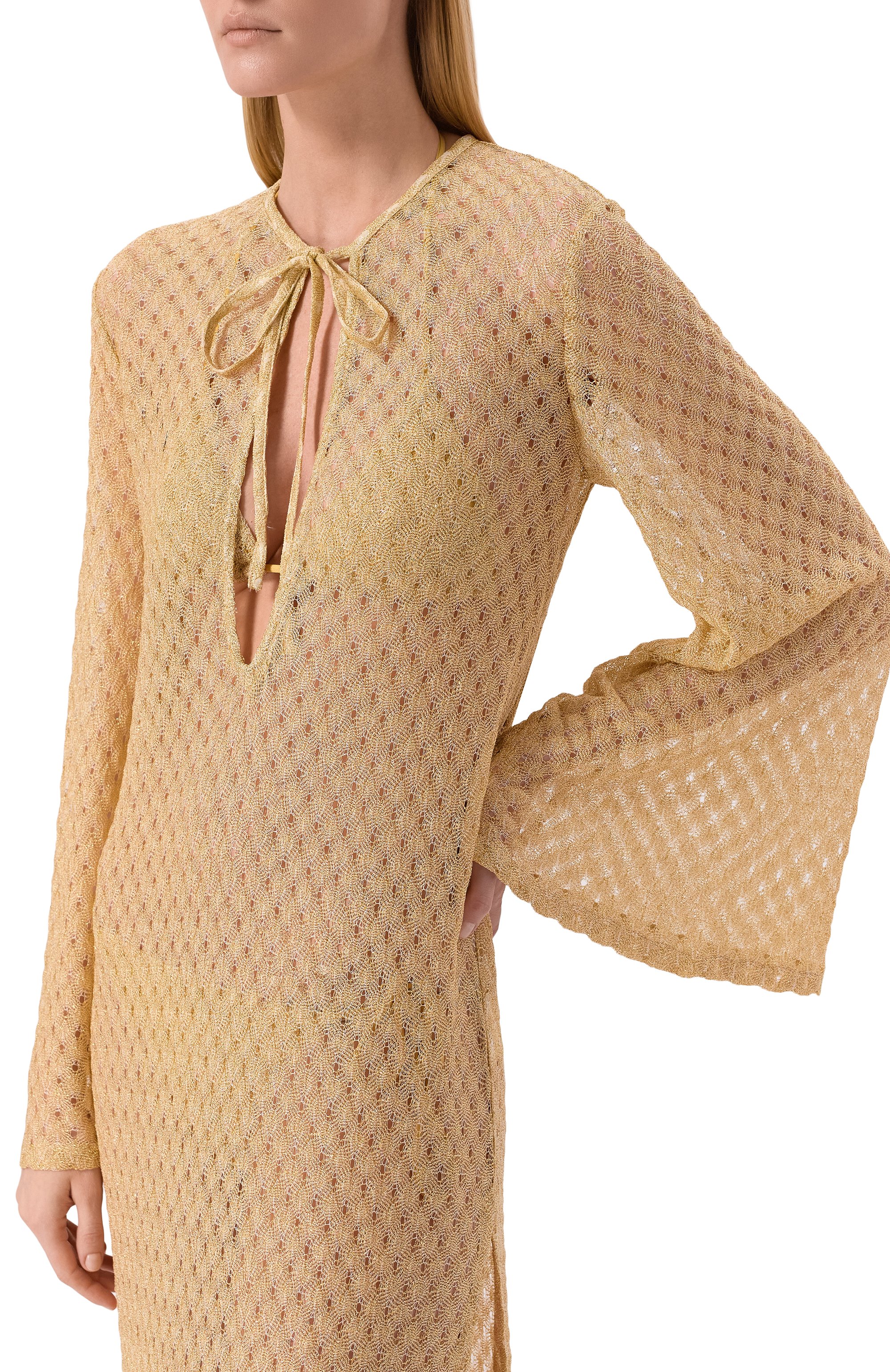 Платье из вискозы MISSONI, арт. MC26SQ04/BR014R, фото 4