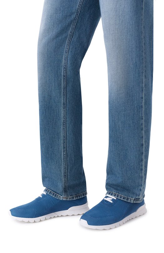 Текстильные кроссовки Kiton USSFITSN0130401 Синий  USSFITSN0130401 Фото 3